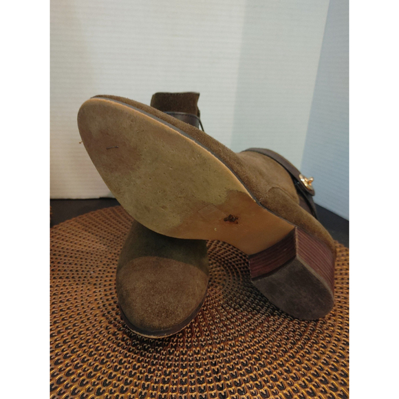 Coach Patricia suede ankle booties size 9.5 B - Picture 7 of 9